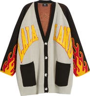 Dressed in Lala Biker Club Oversize Cardigan