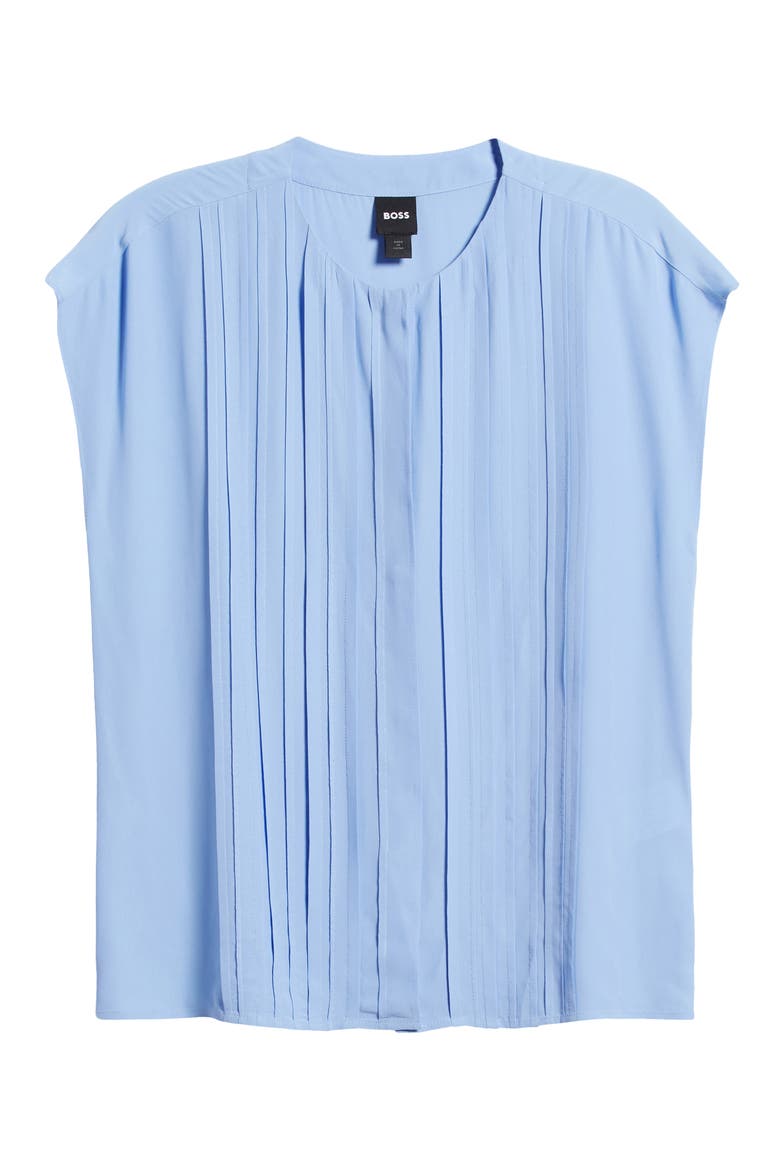 Berita Pleated Top, Alternate, color, HYDRANGEA
