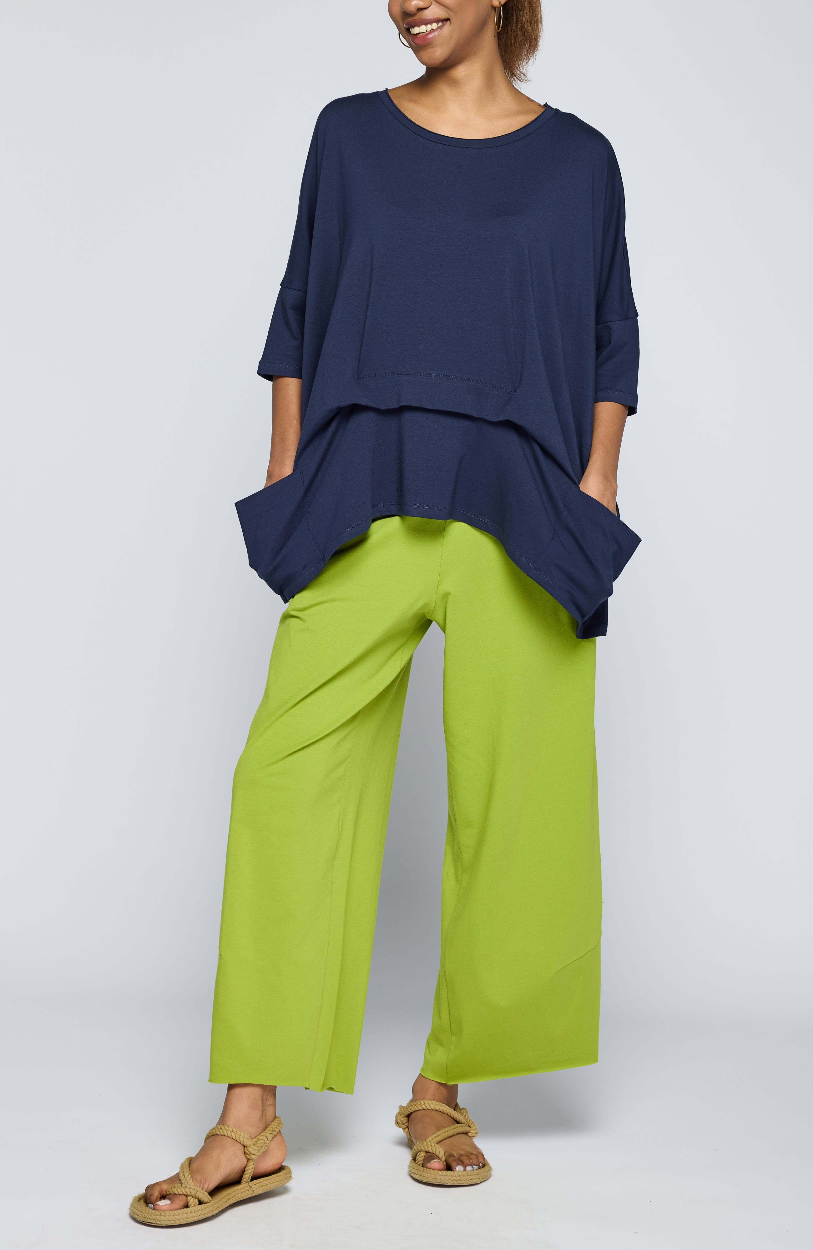 Solene Layered Jersey Tunic - image 4