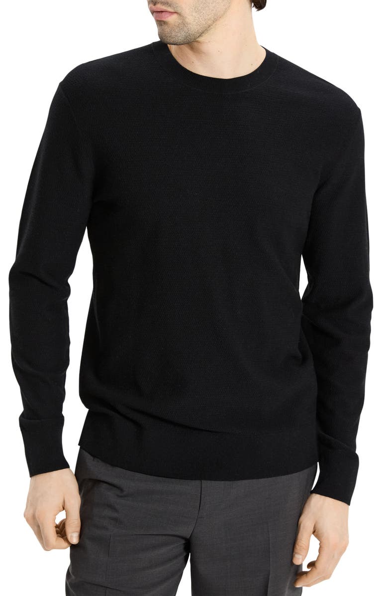 Theory Riland T.Light Long Sleeve T-Shirt, Main, color, Black