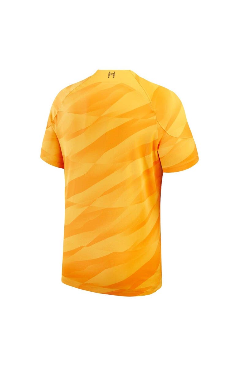 Nike Men's Nike Yellow/Orange Liverpool 2023/24 Goalkeeper Replica Stadium Jersey, Alternate, color,