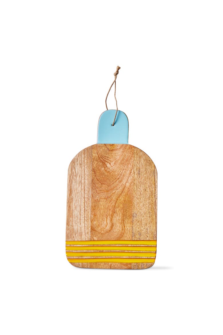 Cabana Stripe Board Large Multi Mango Wood Summer, Main, color, Multicolored