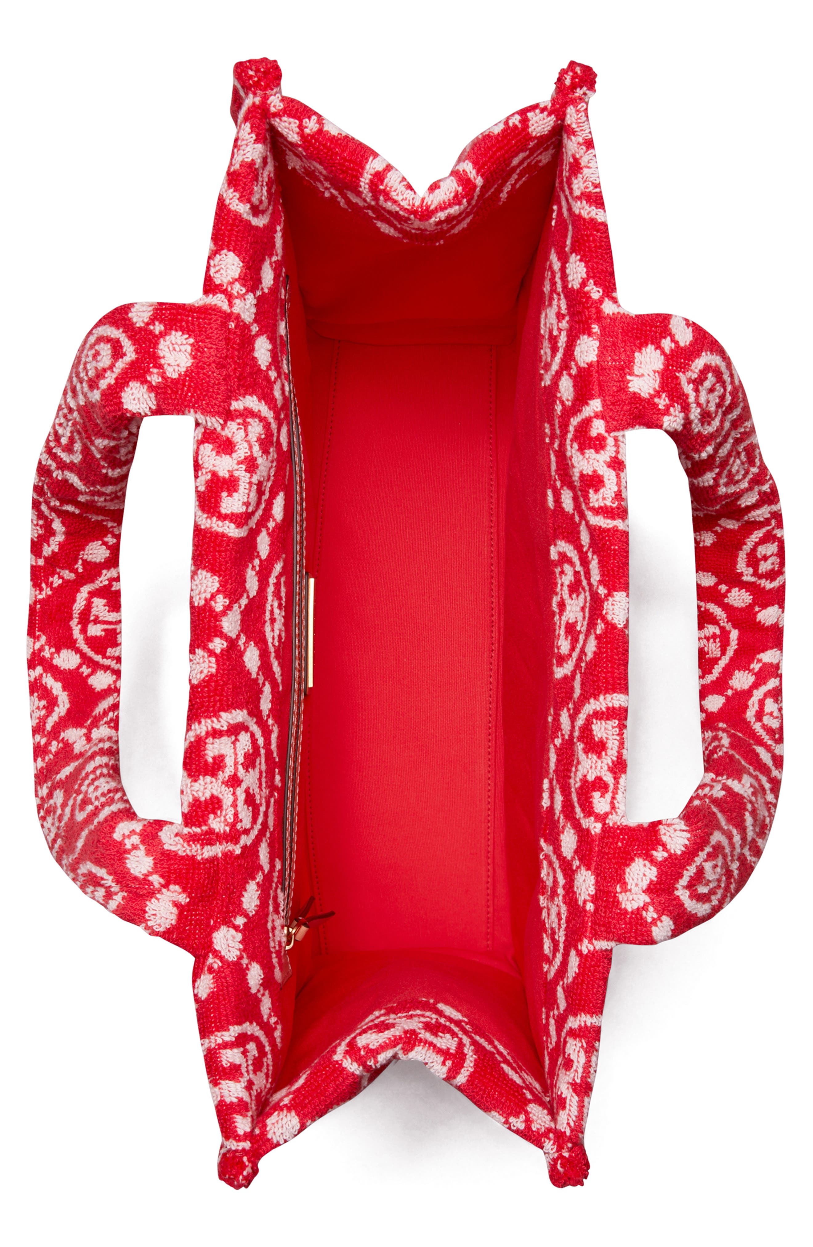 Tory Burch T Monogram Terry Cloth Tote, Alternate, color, 