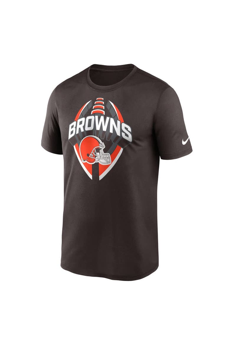 Men's Nike Brown Cleveland Browns Legend Icon Performance T-Shirt, Alternate, color, Brown