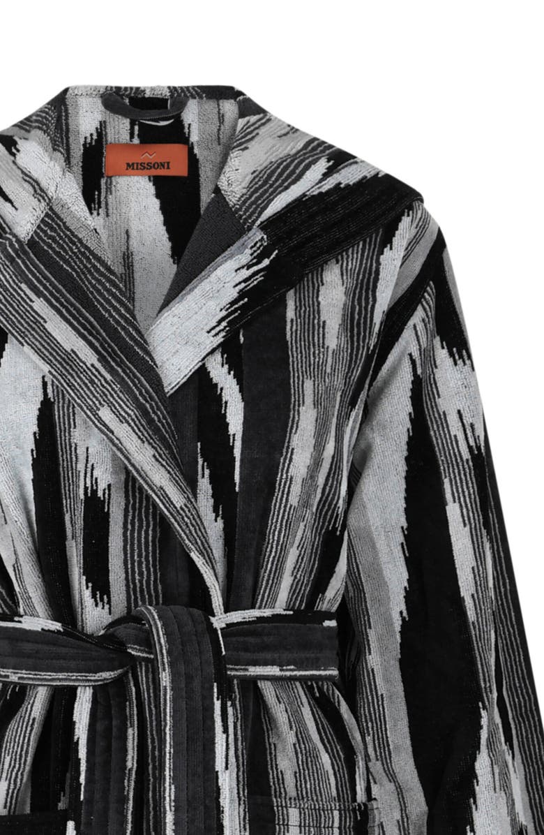 Missoni Clint Hooded Bathrobe, Alternate, color,