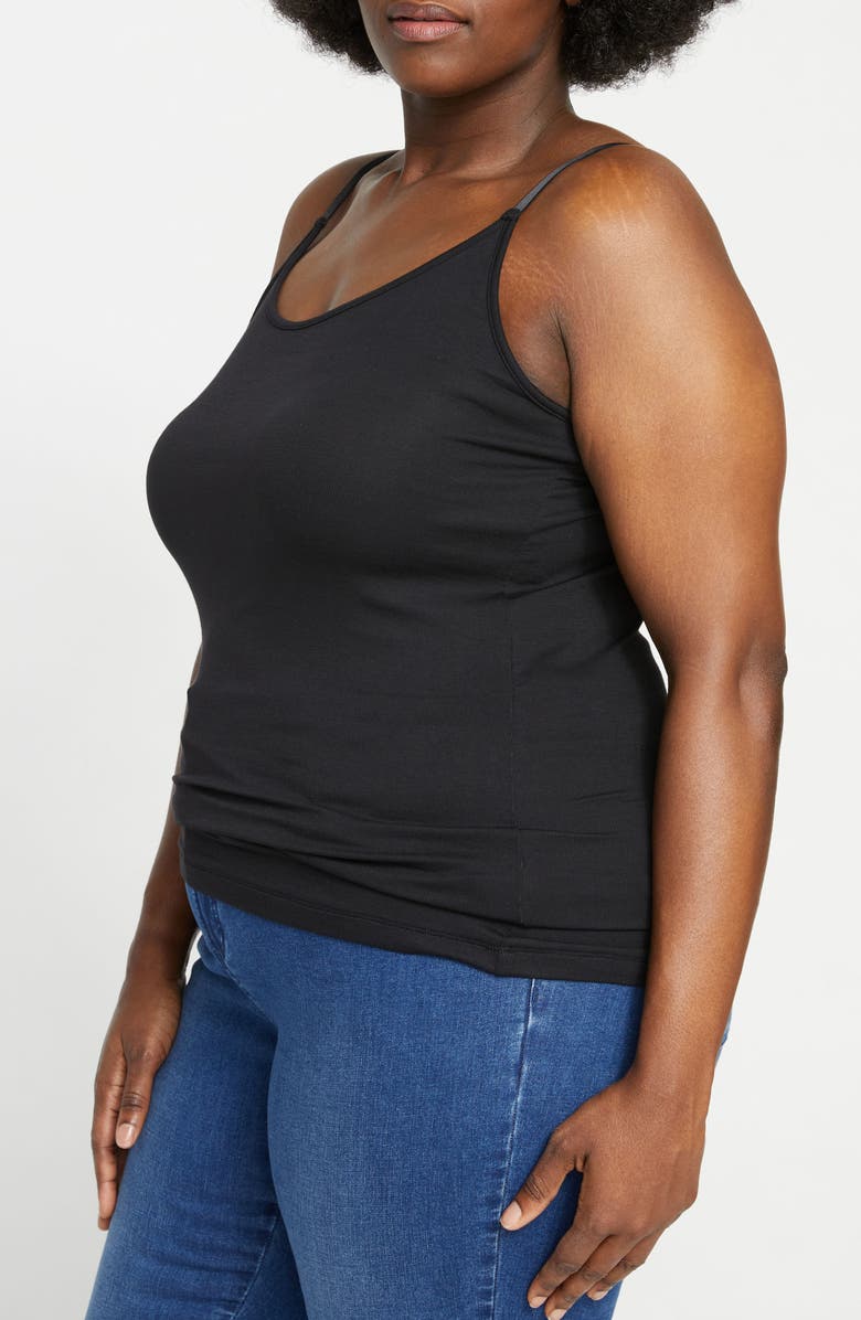 Universal Standard Foundation Camisole, Alternate, color, Black