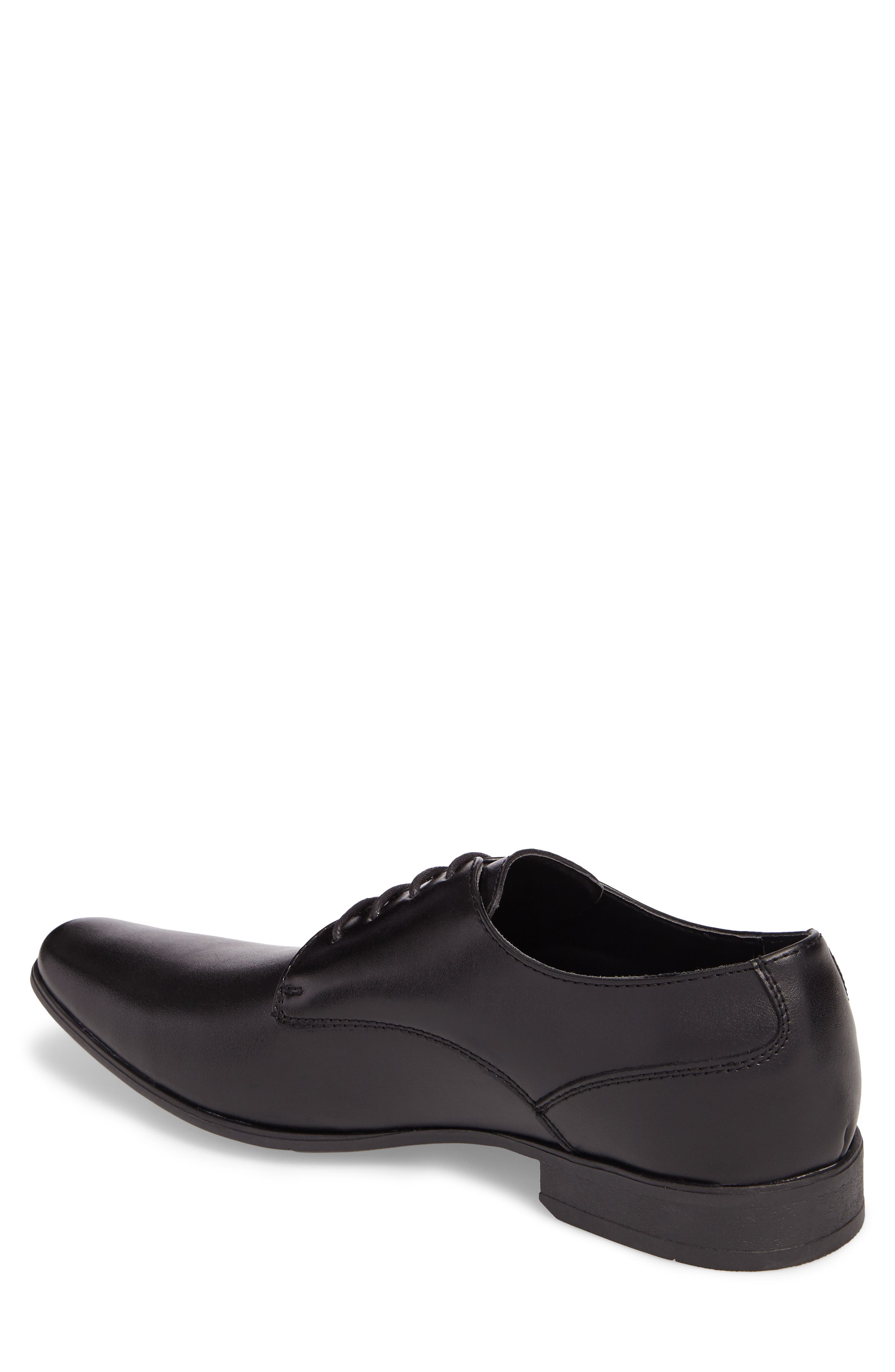 Brodie Plain Toe Derby, Alternate, color, BLACK LEATHER