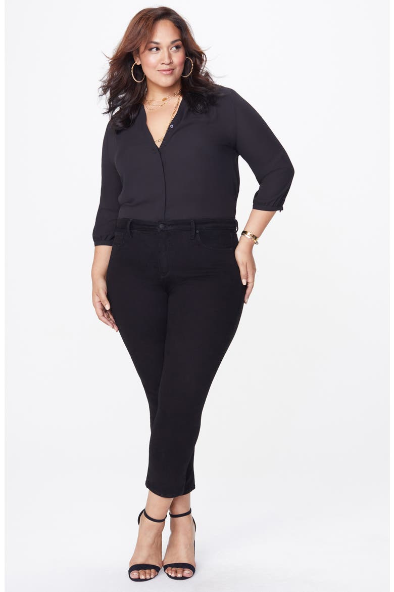 Sheri Slim Jeans, Alternate, color, BLACK