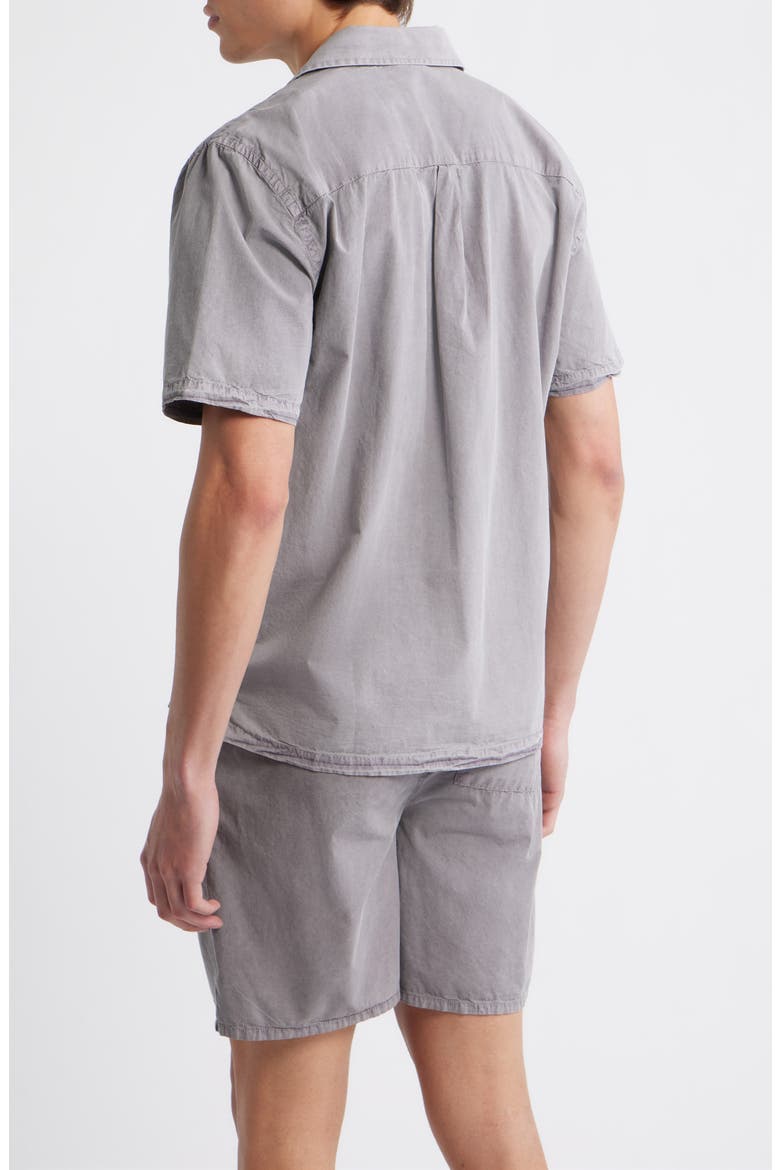 Air Cotton Camp Shirt, Alternate, color, SILVER