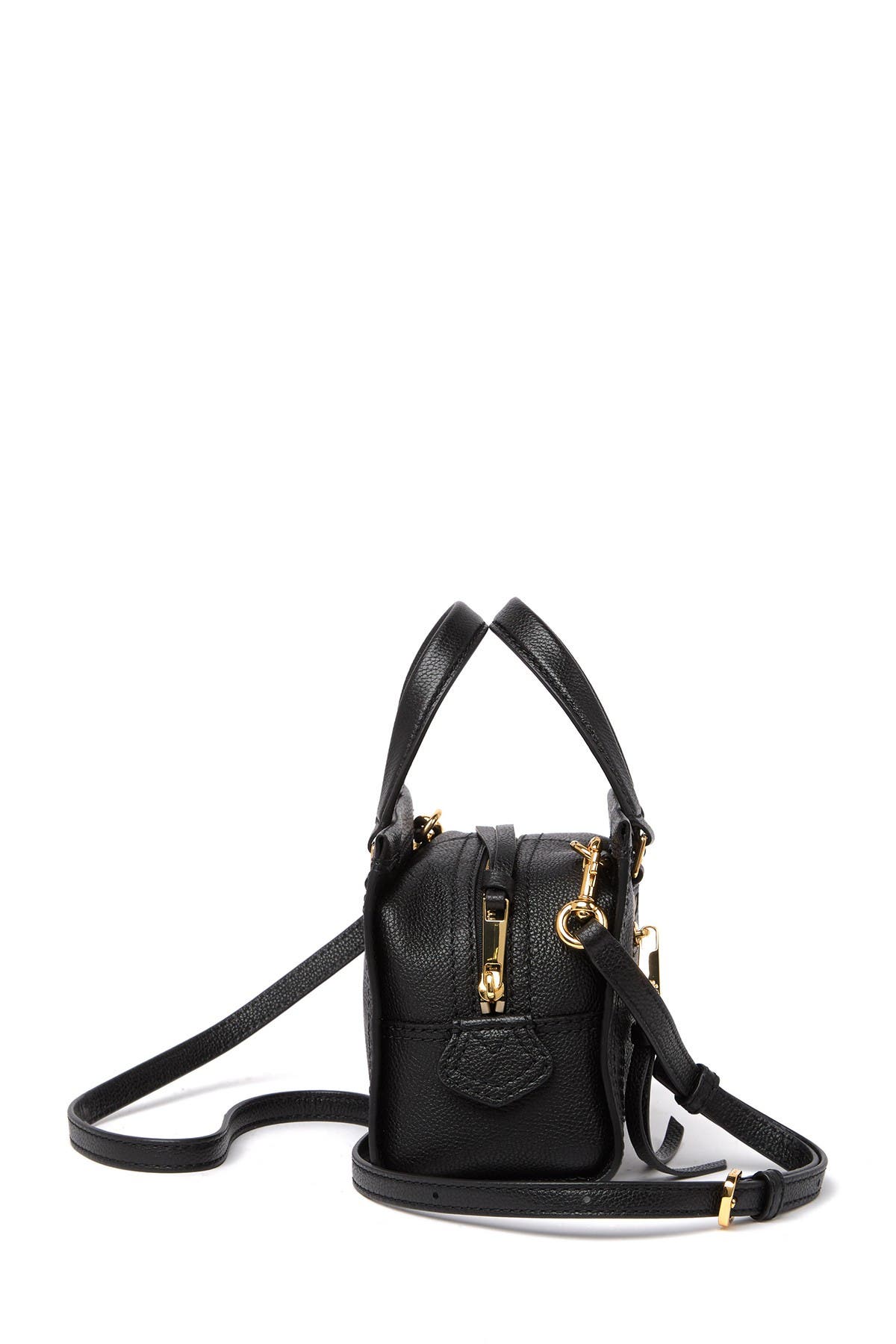 Marc Jacobs Mini Cruiser Pebbled Leather Crossbody Satchel, Alternate, color, 