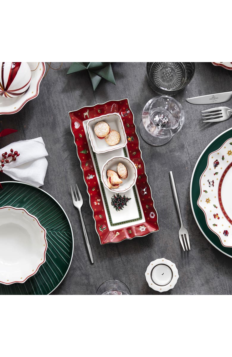 Villeroy & Boch Toy's Delight Set of 3 Dip Bowls with Tray, Alternate, color, 