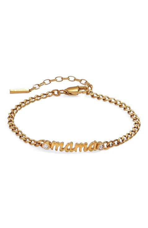 Mama Curb Chain Bracelet