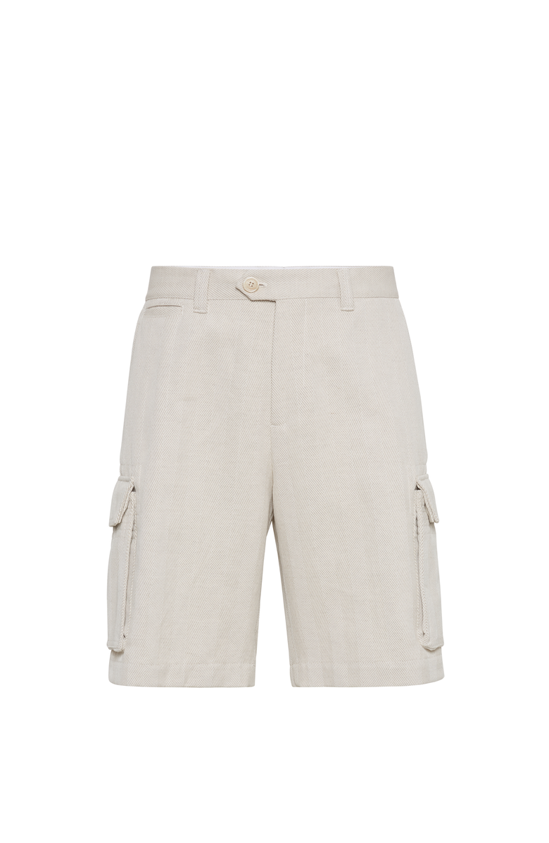 Brunello Cucinelli Bermuda shorts with cargo pockets, Main, color, 