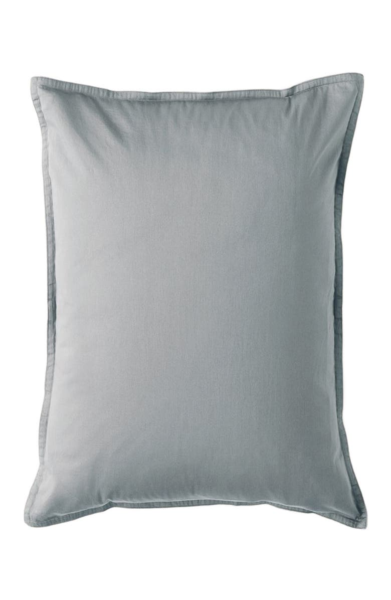 Pact Organic Cotton Room Service Sateen Sham 2-Pack, Alternate, color, Quarry