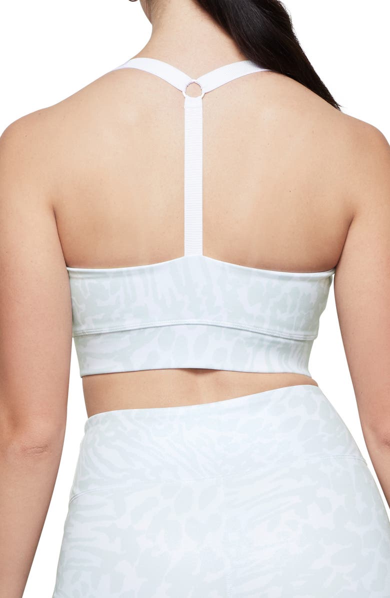 Good American Leopard Foil Bra, Alternate, color,