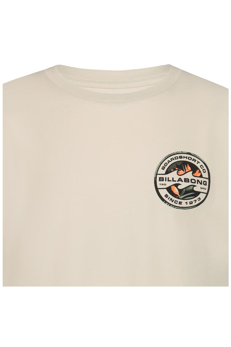 Kids' Hollow Cotton Graphic T-Shirt, Alternate, color, OATMEAL
