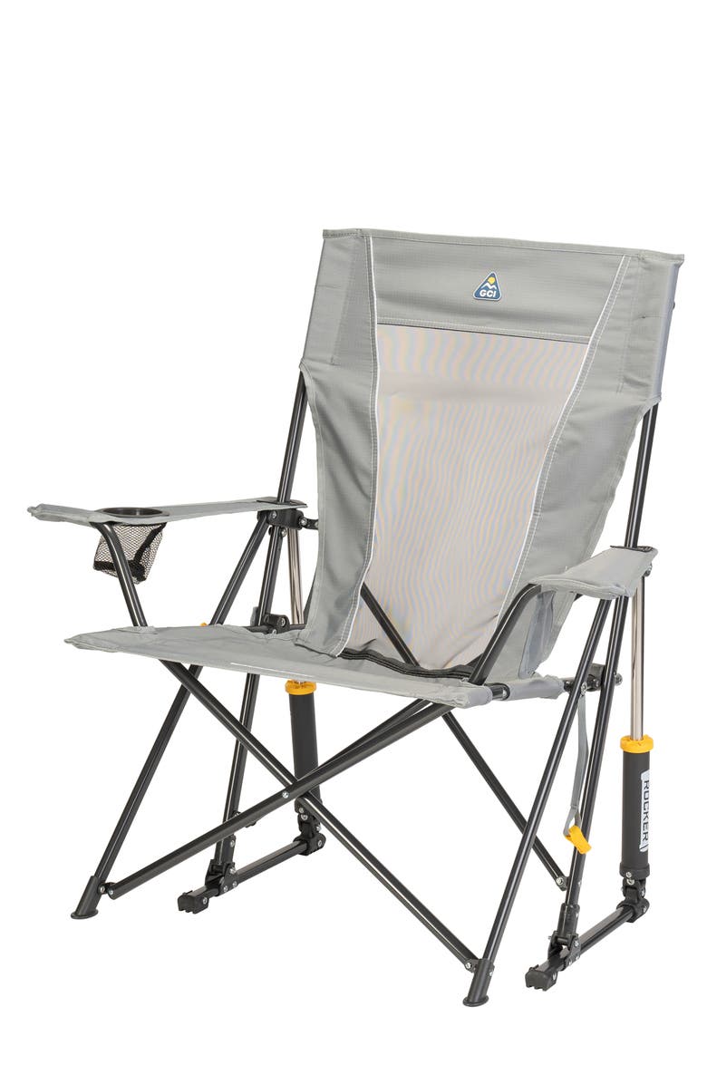 GCI Comfort Pro Rocker, Alternate, color, Mercury Gray