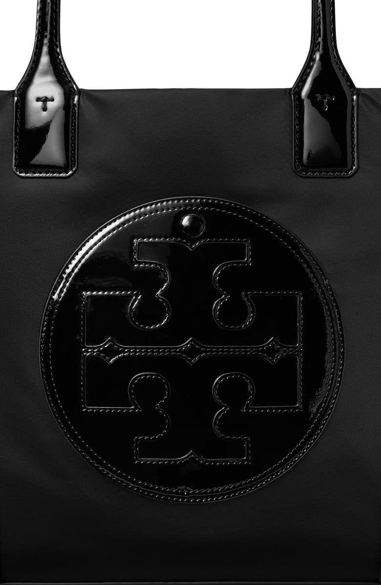 Tory Burch Small Ella Patent Tote Bag, Alternate, color,