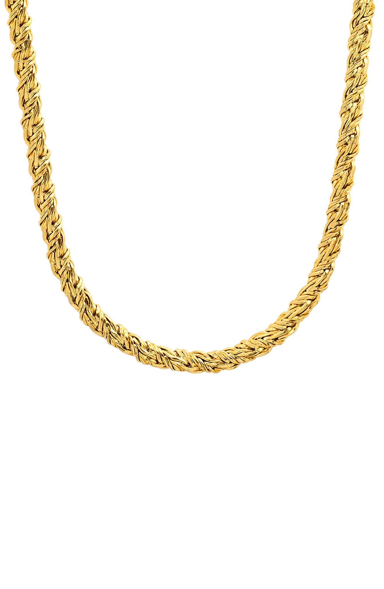 Men's Stainless Steel Rope Chain Necklace