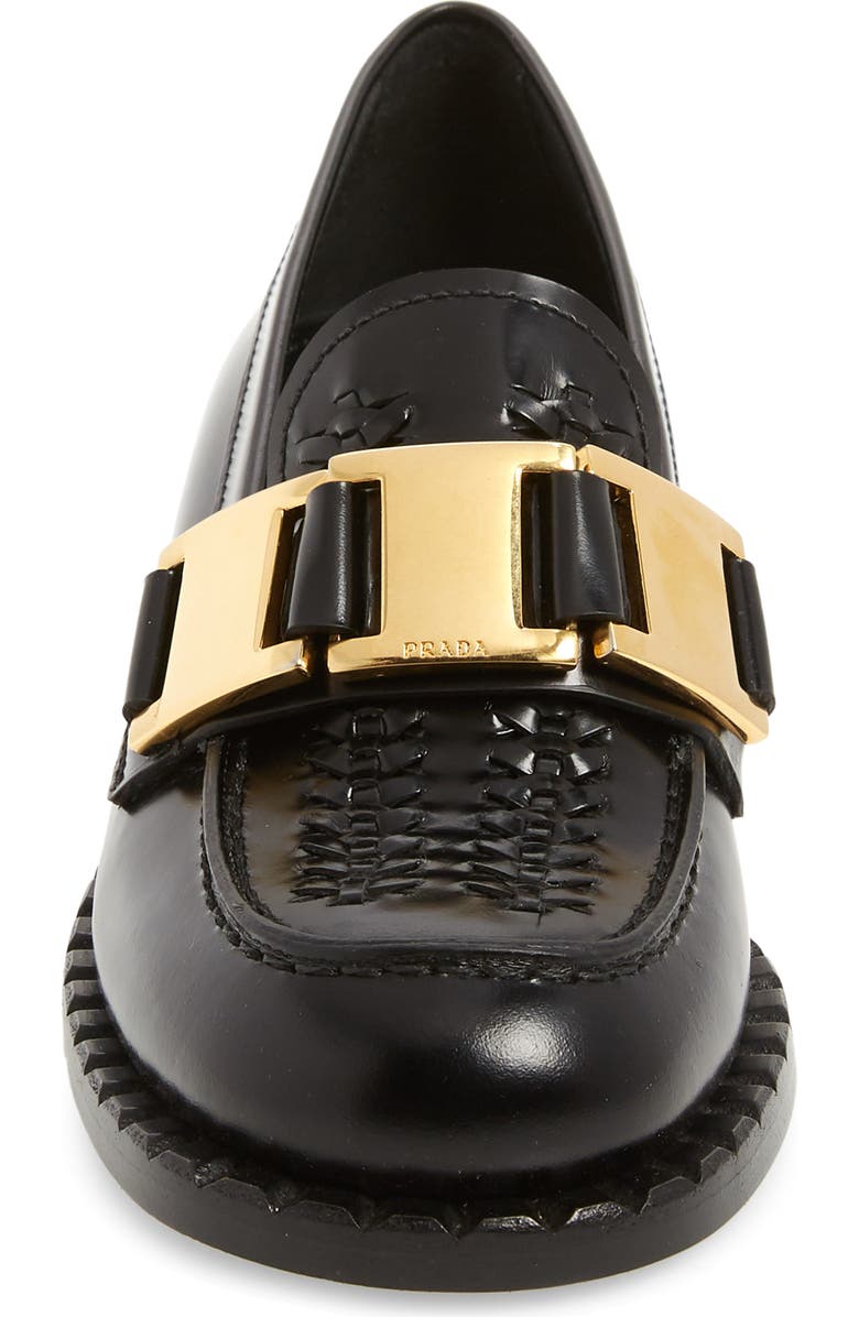 Prada Chain Loafer, Alternate, color,