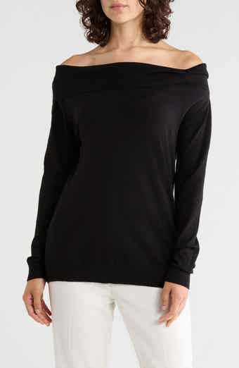 Off-the-Shoulder Sweater