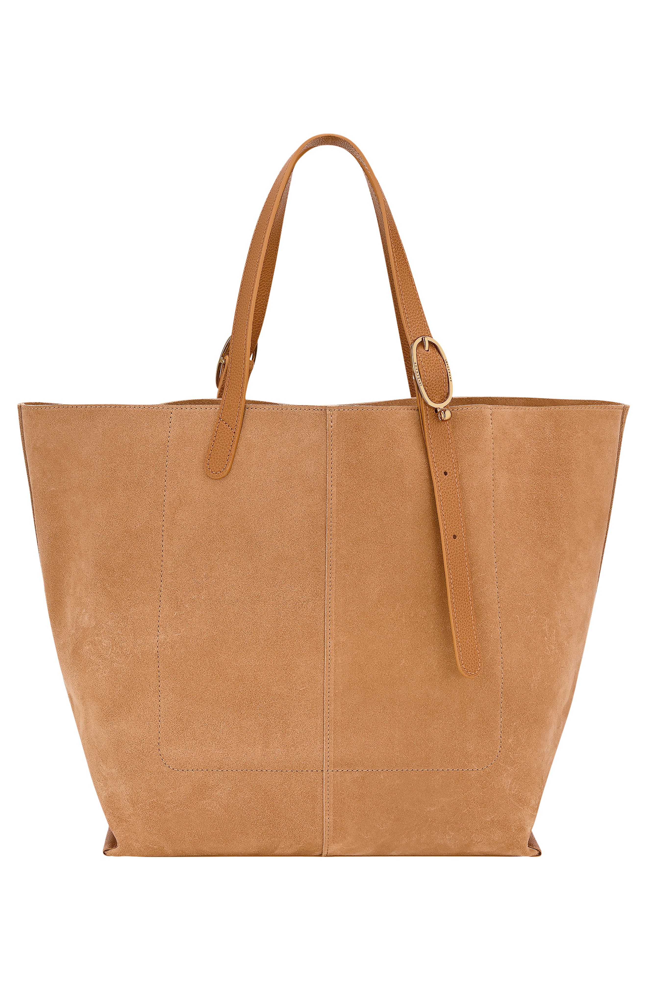 Complice Soft Leather Open Tote, Alternate, color, PECAN