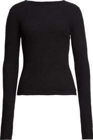 Rick Owens Cashmere Blend Boatneck Sweater