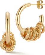 GLAZE JEWELRY Multi Ring Hoop Earrings