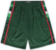 Mitchell & Ness Men's Mitchell & Ness Hunter Green Milwaukee Bucks Big & Tall Hardwood Classics Team Swingman Shorts