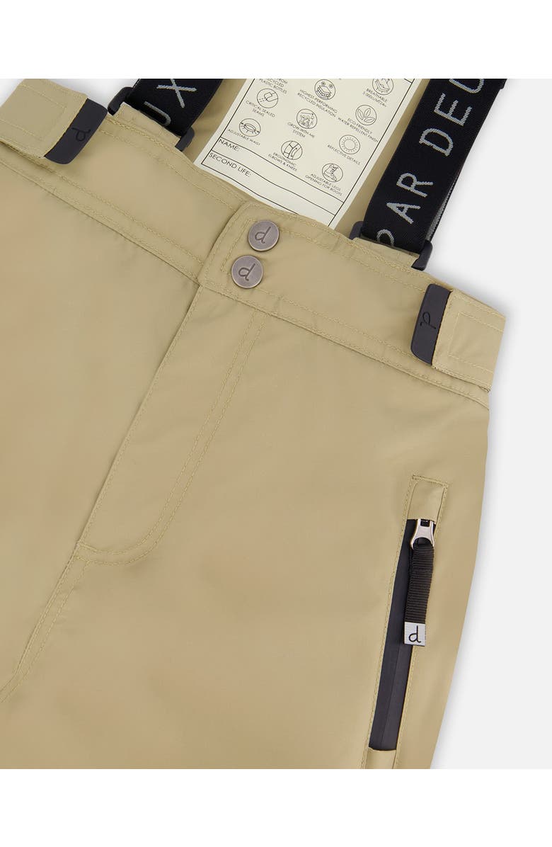 Deux par Deux Two-Piece Teknik Snowsuit Colorblocked, Alternate, color, Light Khaki Green