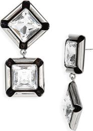 Givenchy Deconstructed Crystal Drop earrings