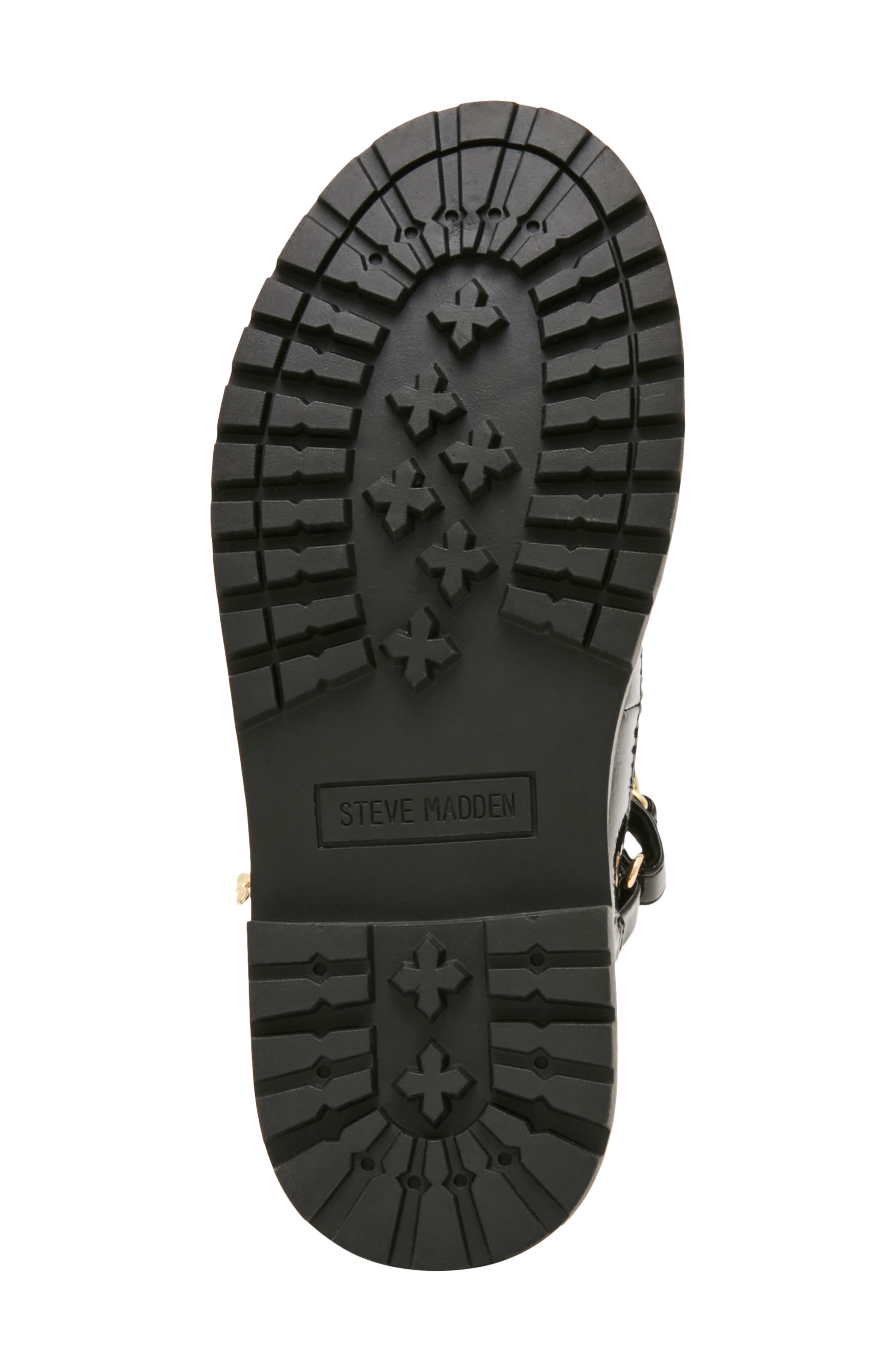 Steve Madden Kids' JLUNDIN Faux Leather Mary Jane, Alternate, color, Black