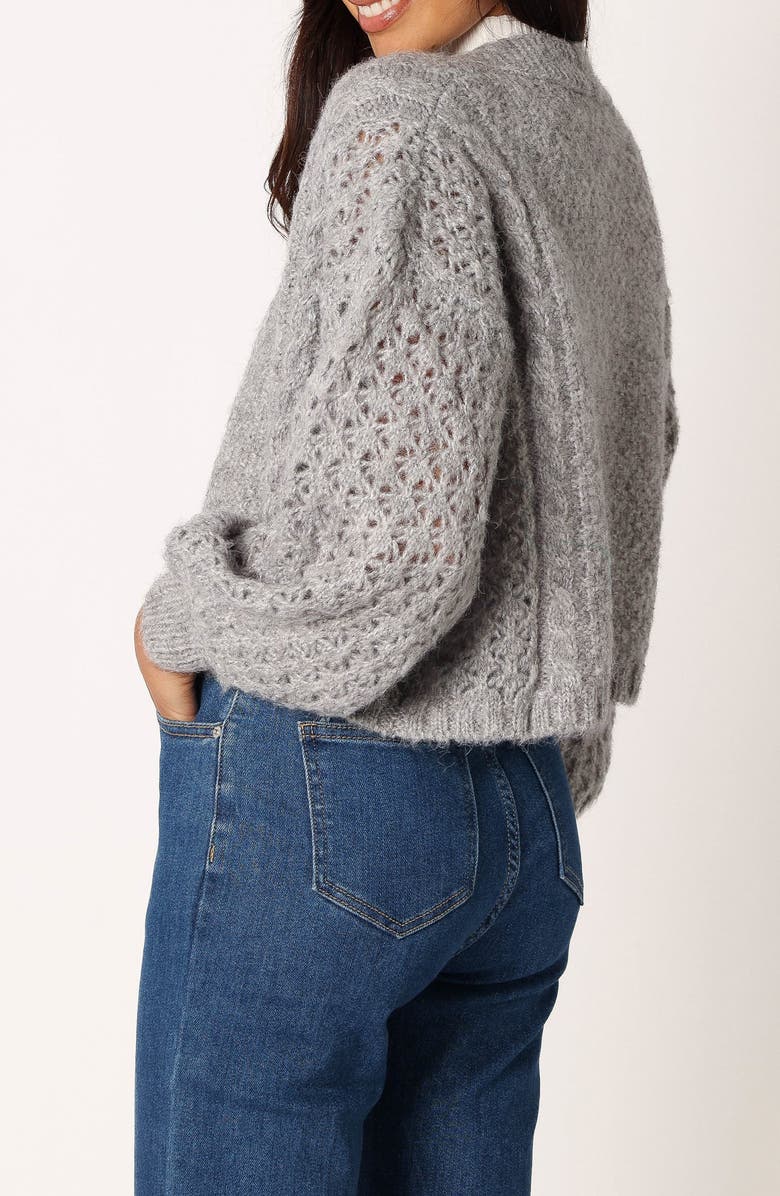 Petal & Pup Blakey Cardigan, Alternate, color, Grey