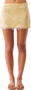 SNDYS Calena Sequin Paillette Micro Miniskirt