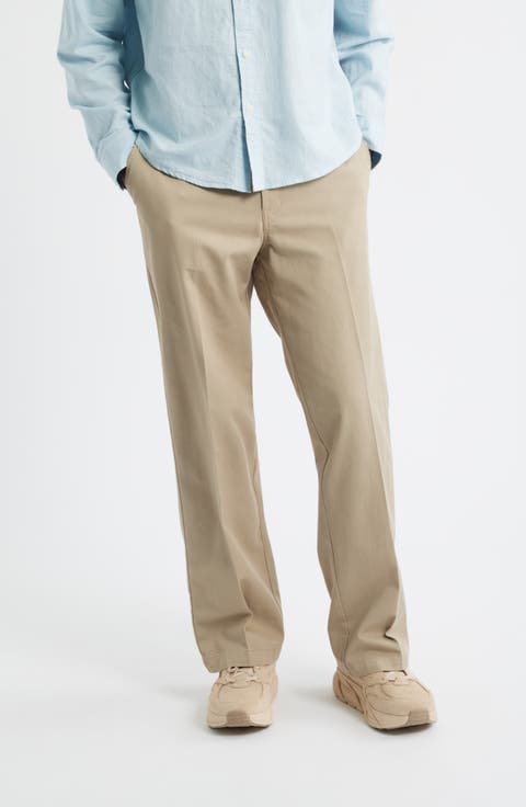 247 Flat Front Cotton Work Pants