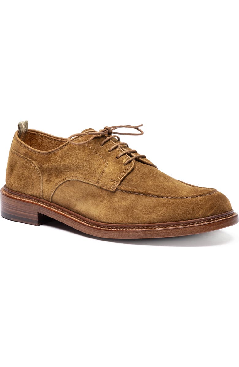 Officine Creative Aston 002 Suede Derby Shoe, Main, color, Brown