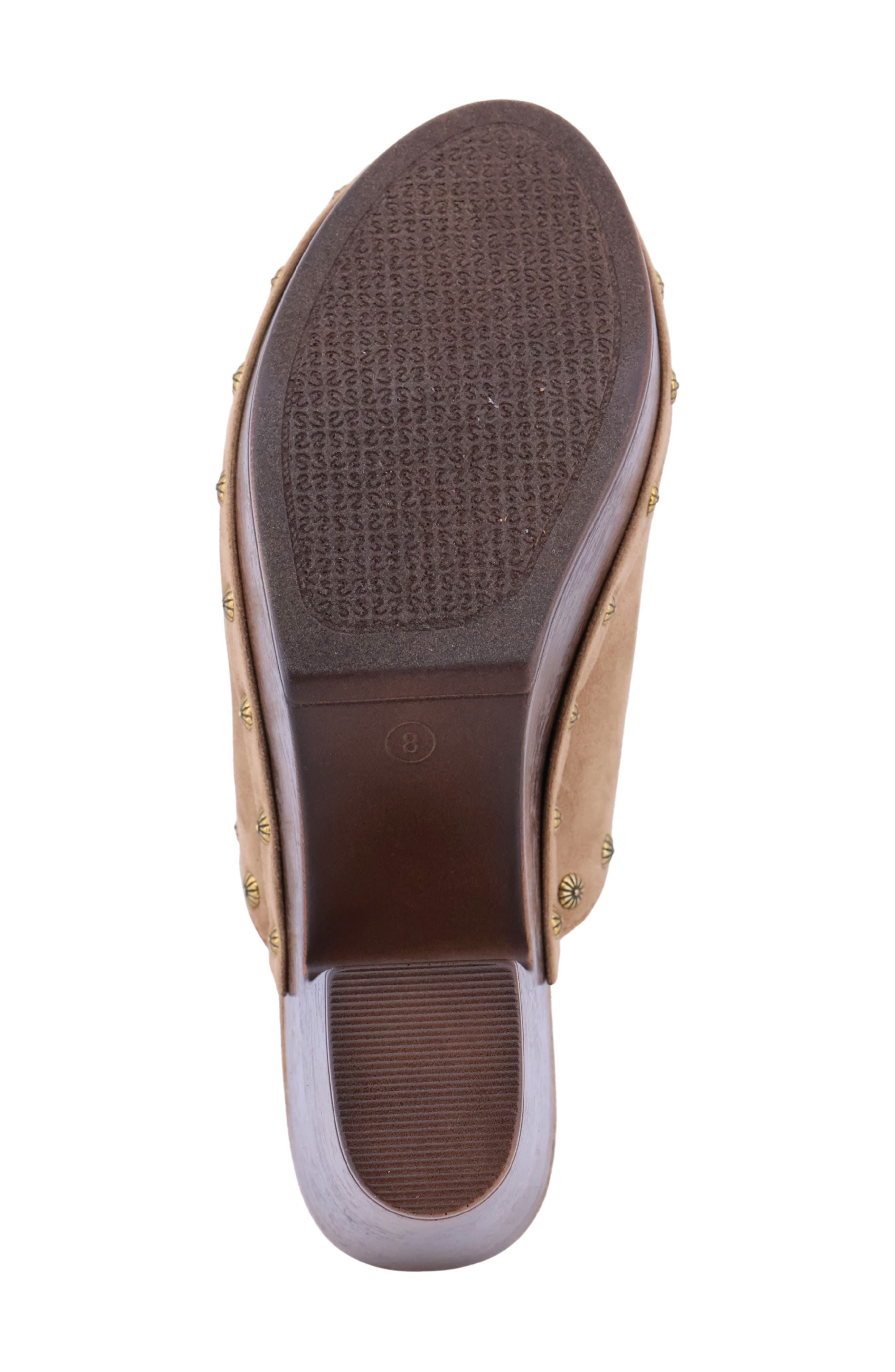 Kelsey Faux Leather Clog, Alternate, color, TAUPE
