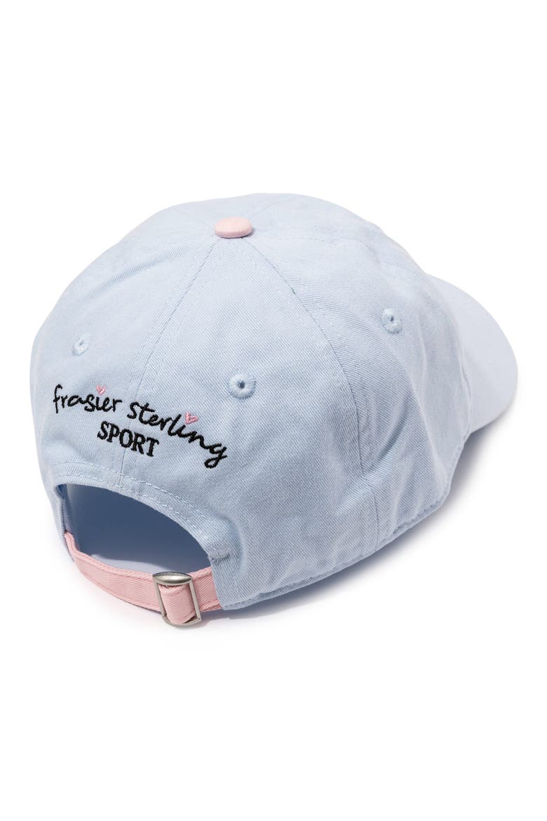 Pickle Ball Embroidered Baseball Cap, Alternate, color, LIGHT BLUE