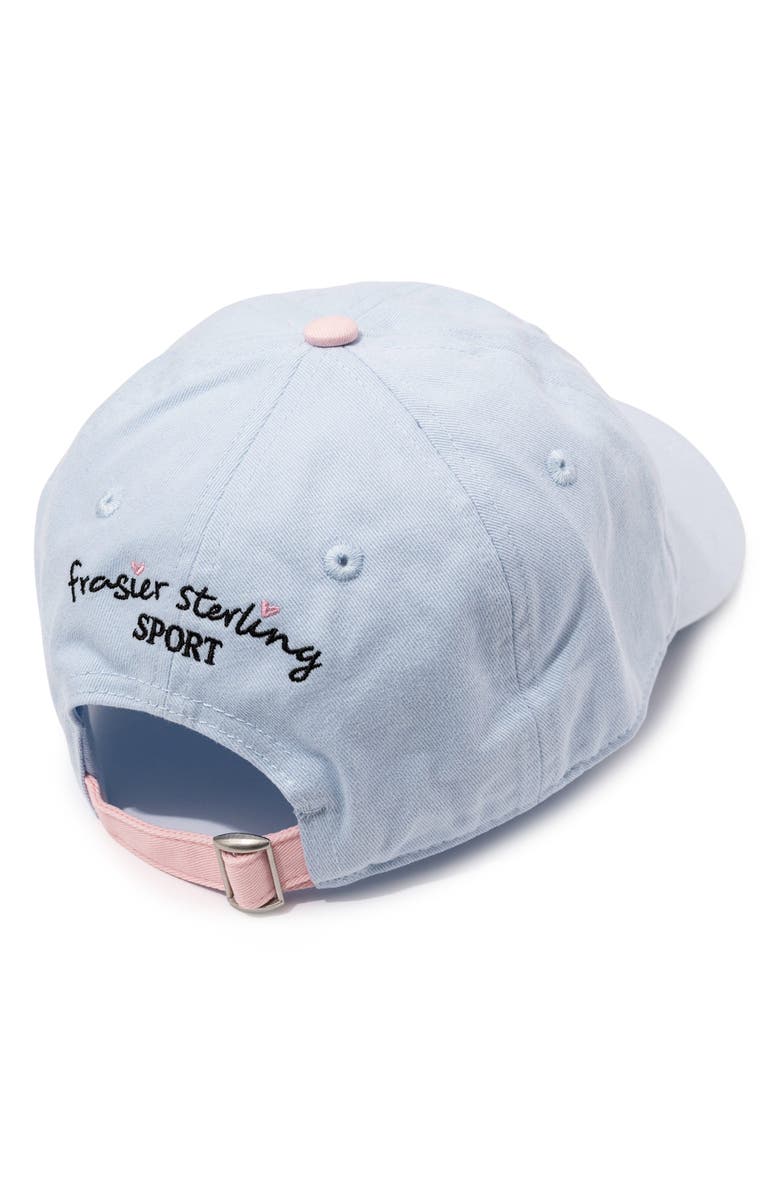 FRASIER STERLING Pickle Ball Embroidered Baseball Cap, Alternate, color, Light Blue