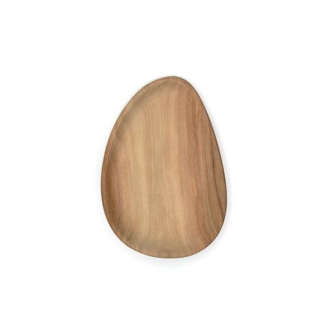 Carved Wooden Plate