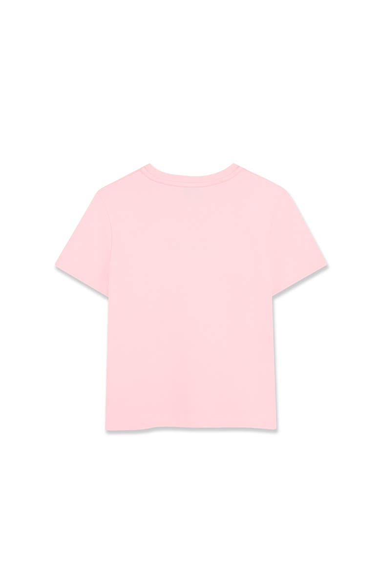 Kids Logo Cotton T-Shirt, Alternate, color, Pink