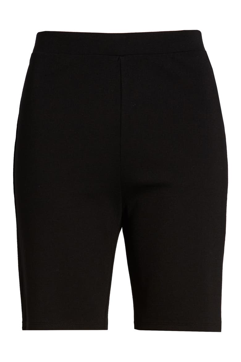 Bike Shorts (Nordstrom Exclusive), Alternate, color, BLACK