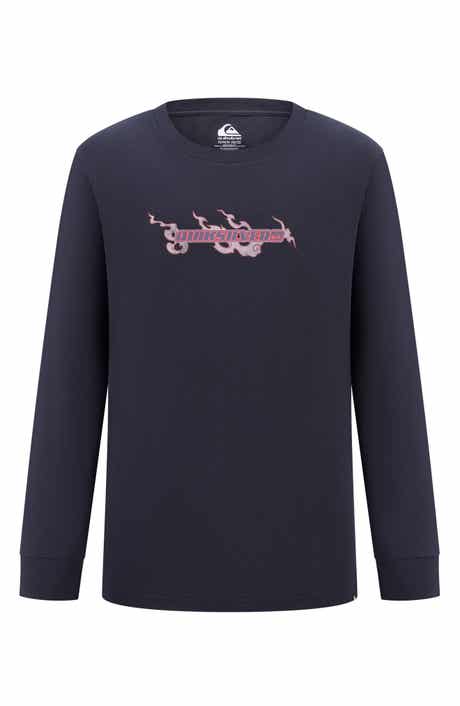 Quiksilver Kids' Tiger Classic Long Sleeve Cotton Graphic T-Shirt