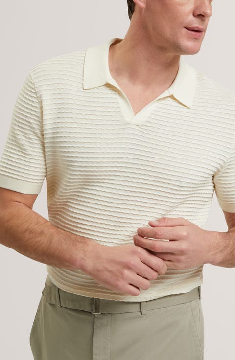 Bestel Textured Cotton Polo