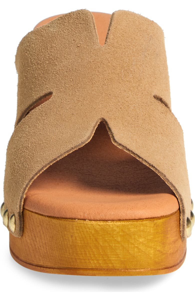Chocolat Blu Magee Platform Slide Sandal, Alternate, color, Mushroom Suede
