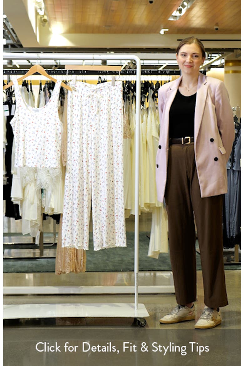 La Rose Ribbed Tank & Pants Pajamas video