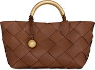 Rebecca Minkoff Mini Frankie Woven Leather Tote