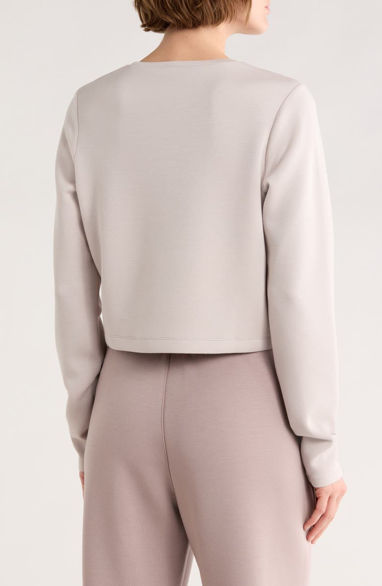 SPANX<sup>®</sup> Long Sleeve Knit T-Shirt, Alternate, color, French Grey