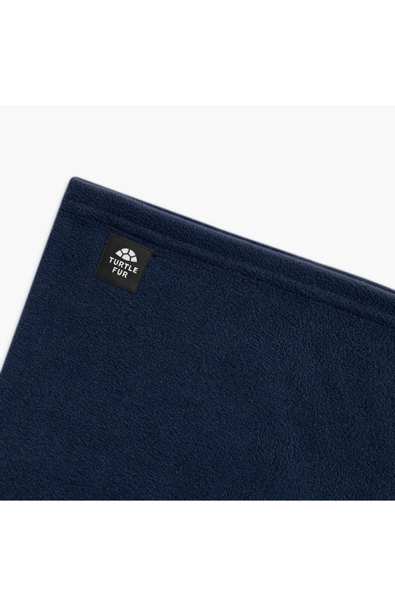 Turtle Fur Fleece Tube Neck Gaiter, Alternate, color, Navy
