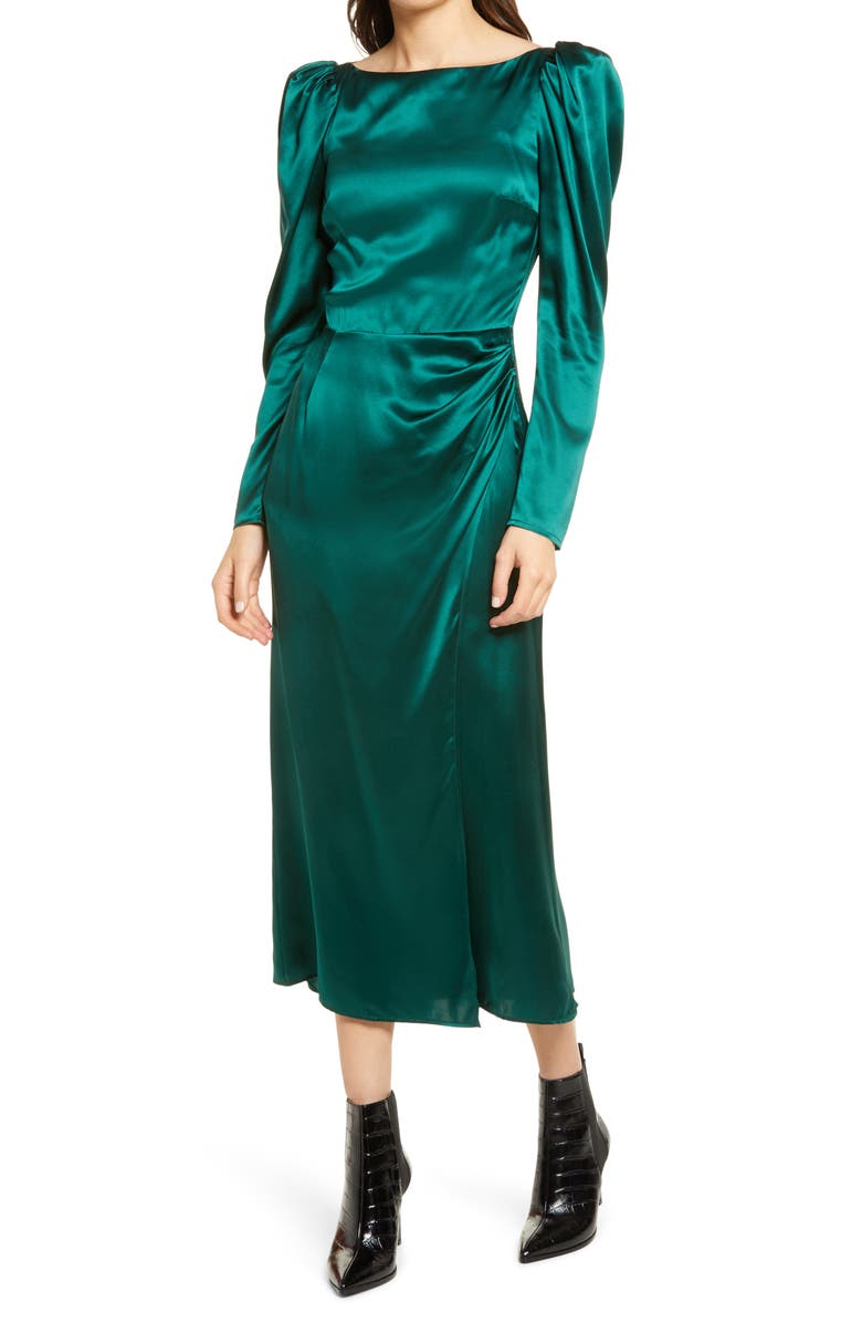 Reformation Cameron Long Sleeve Dress, Main, color,